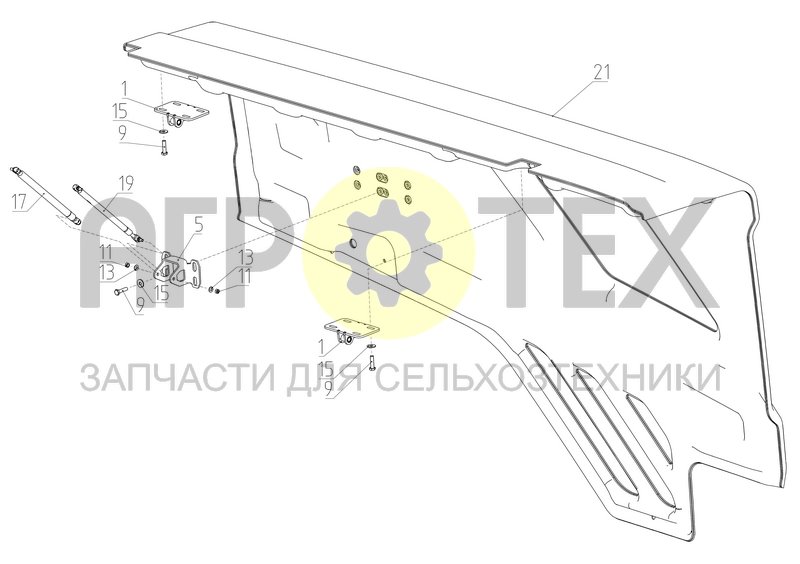 Чертеж Капот (КСУ-2.40.00.010-01)